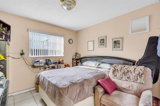 view of tiled bedroom