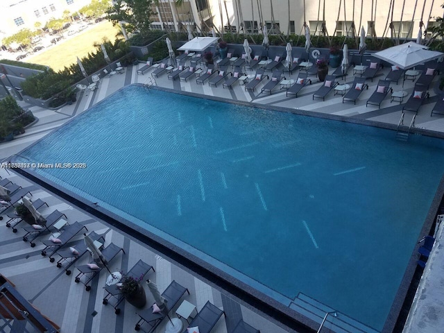 view of pool