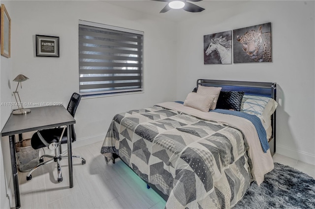 6444 Mcclellan St, Hollywood, FL 33024 - bedroom with baseboards and ceiling fan