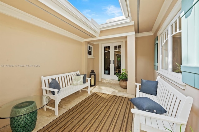 view of patio / terrace with french doors