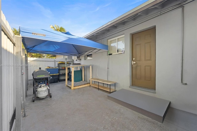 view of patio / terrace with fence