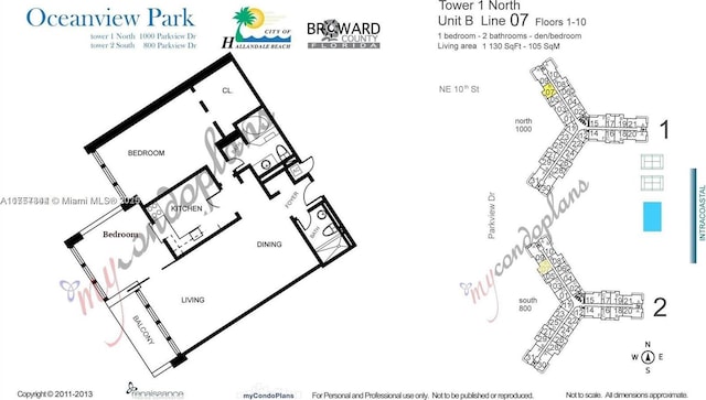 800 Parkview Dr Unit 107, Hallandale Beach, FL 33009 - room layout