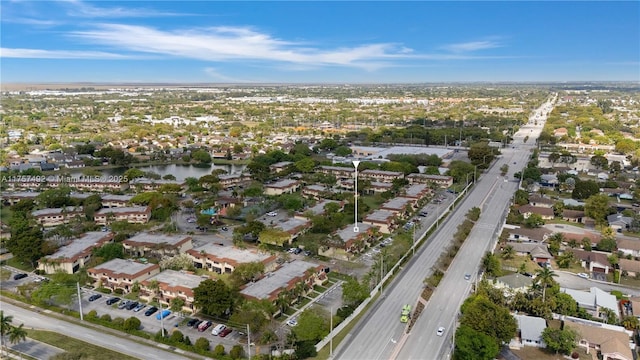 aerial view featuring a residential view