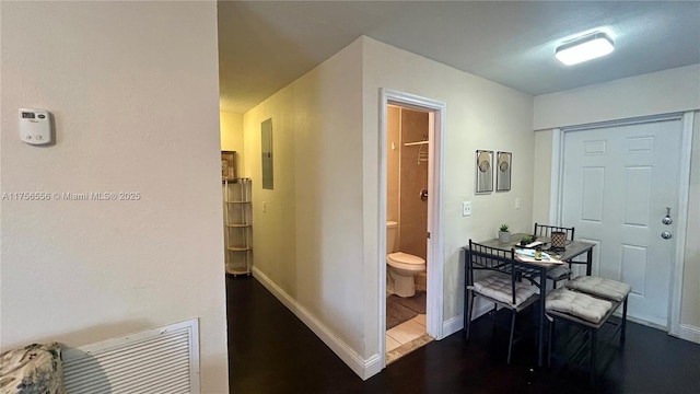 3282 NW 13th St, Lauderhill, FL 33311 - interior space with dark wood finished floors, visible vents, and baseboards