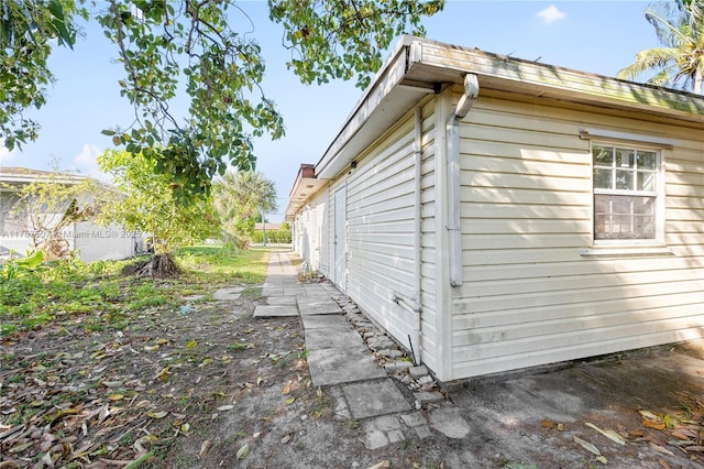 view of side of home