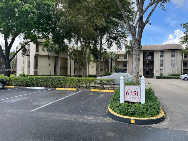 view of uncovered parking lot