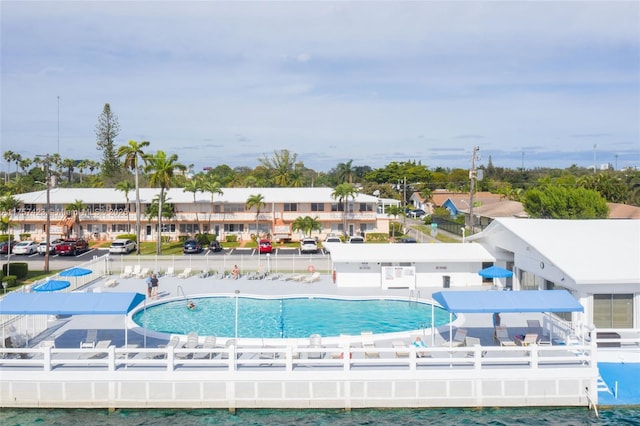 view of community pool