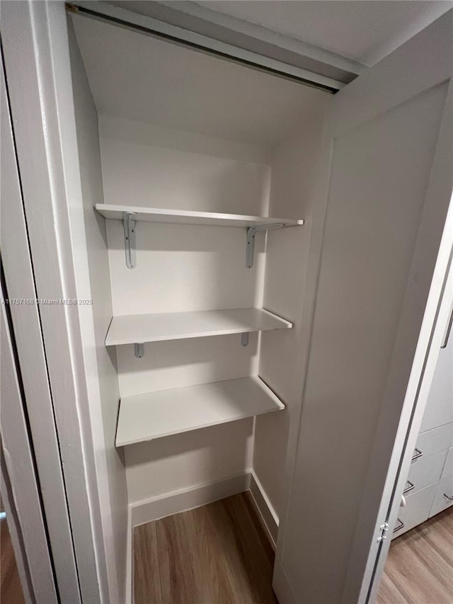 view of closet