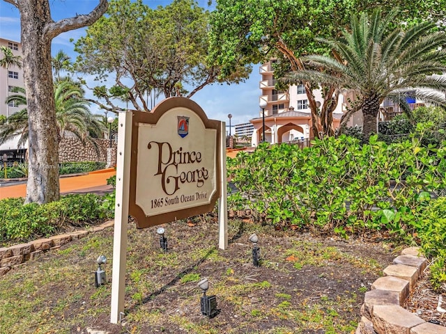 1865 S Ocean Dr Unit 10B, Hallandale Beach, FL 33009 - view of community sign
