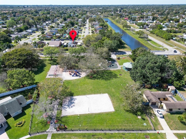 1222 Stardust Way, Royal Palm Beach, FL 33411 - aerial overview of property's location featuring a large body of water and nearby suburban area
