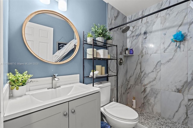 1222 Stardust Way, Royal Palm Beach, FL 33411 - full bath featuring vanity, toilet, and a marble finish shower