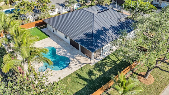 view of pool