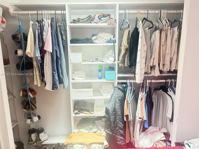 view of closet