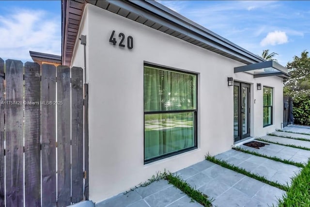 view of property exterior featuring stucco siding