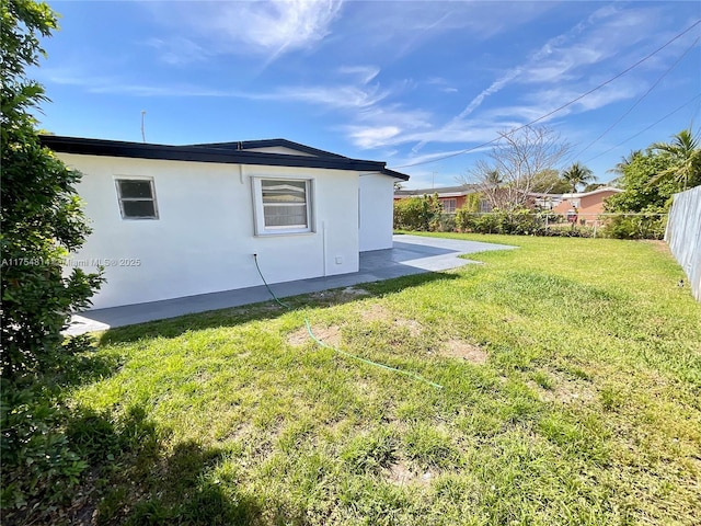 exterior space with fence