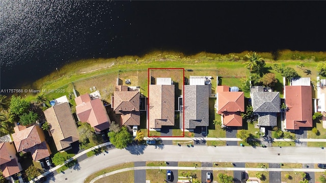 bird's eye view featuring a residential view