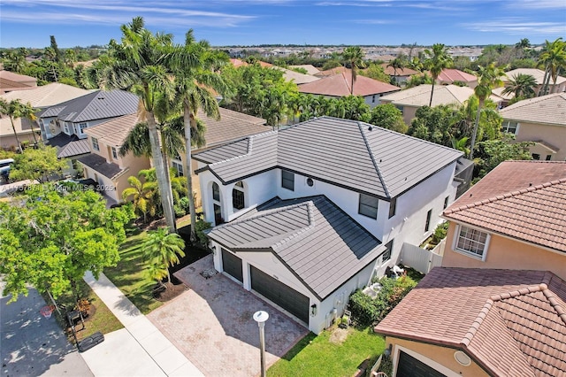 birds eye view of property featuring a residential view