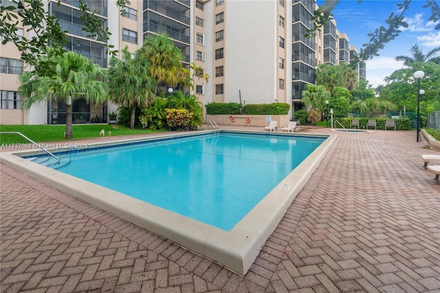 view of community pool