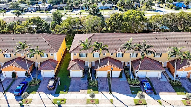 drone / aerial view featuring a residential view