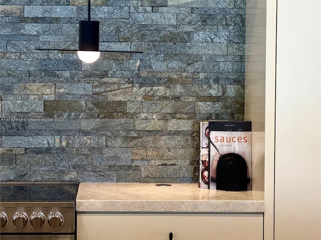 interior details featuring light countertops