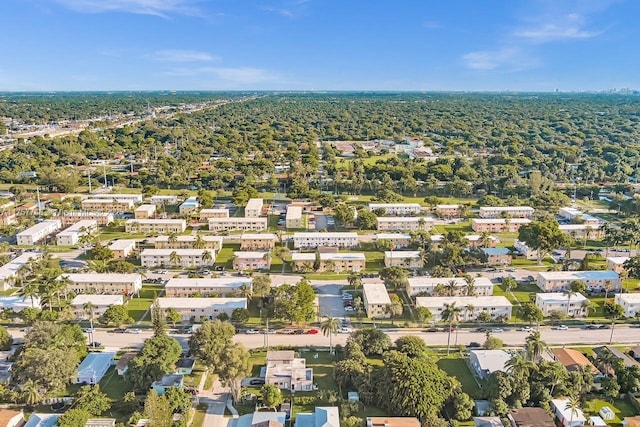 birds eye view of property featuring a residential view