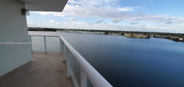 view of water feature