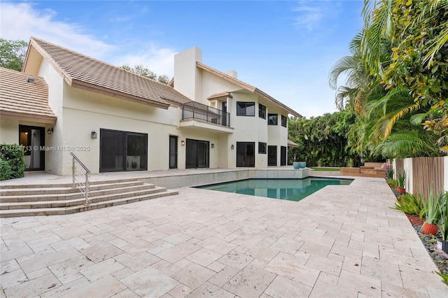 pool featuring a patio