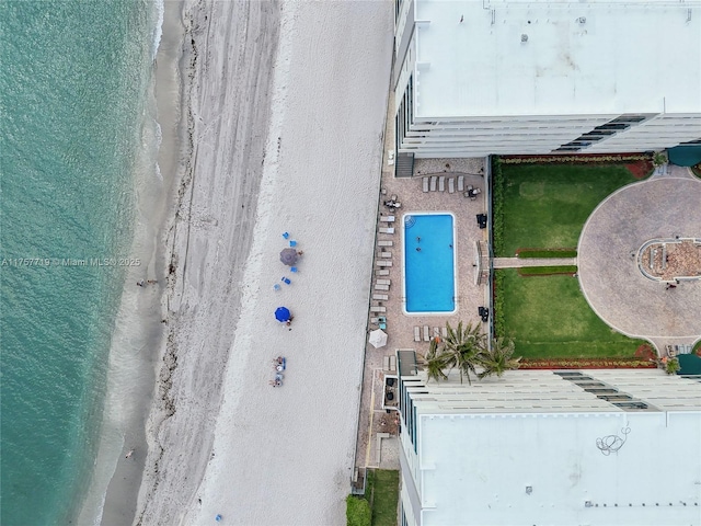 1236 Hillsboro Mile Unit 403, Hillsboro Beach, FL 33062 - birds eye view of property featuring a water view