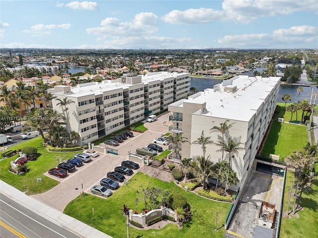 1236 Hillsboro Mile Unit 403, Hillsboro Beach, FL 33062 - birds eye view of property featuring a water view