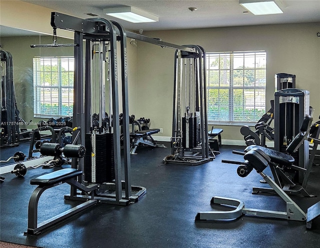8904 SW Fishermans Wharf Dr, Stuart, FL 34997 - gym with baseboards