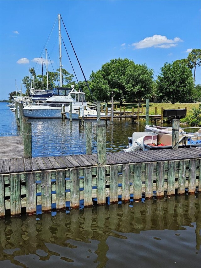 8904 SW Fishermans Wharf Dr, Stuart, FL 34997 - dock area with a water view