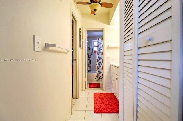 850 NE 12th Ave Unit 210, Hallandale Beach, FL 33009 - corridor featuring light tile patterned floors