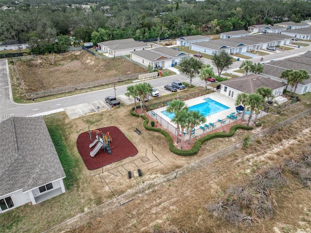 drone / aerial view