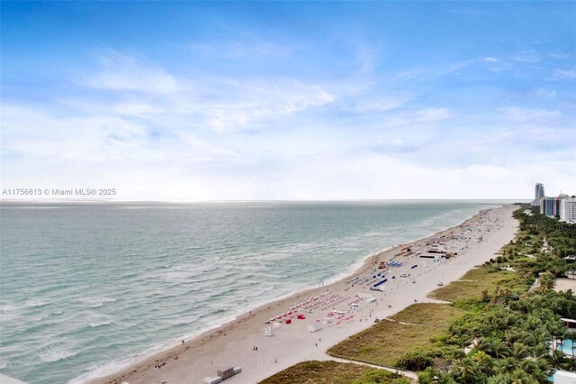 2301 Collins Ave Unit 432, Miami Beach, FL 33139 - water view featuring nearby beach