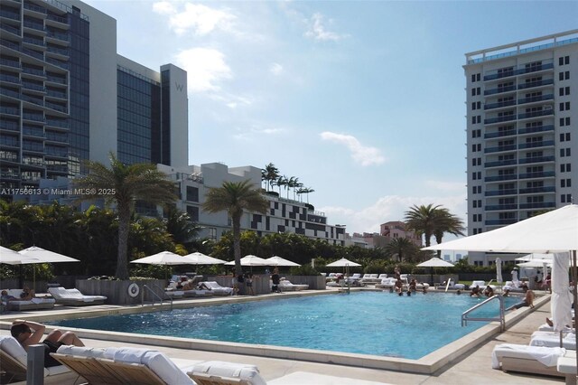 2301 Collins Ave Unit 432, Miami Beach, FL 33139 - community pool featuring a patio area