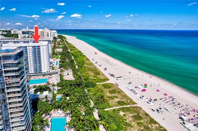 2301 Collins Ave Unit 432, Miami Beach, FL 33139 - bird's eye view of extended coastline