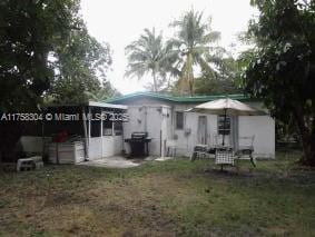 view of rear view of property