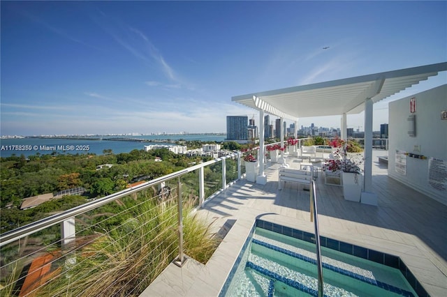 4250 Biscayne Blvd Unit 1512, Miami, FL 33137 - view of pool with a city view and a water view