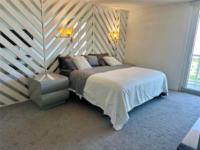 bedroom featuring carpet floors