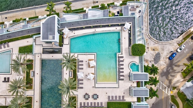 1331 Brickell Bay Dr Unit 4211, Miami, FL 33131 - bird's eye view of a pool area