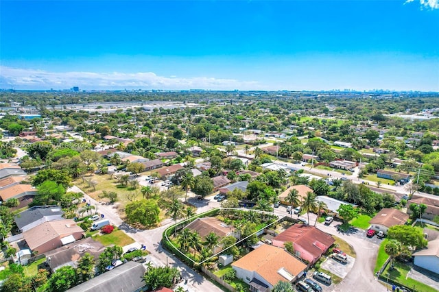 drone / aerial view featuring a residential view