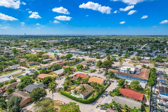 aerial view featuring a residential view