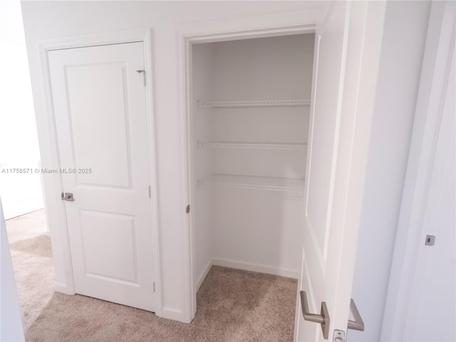 view of closet