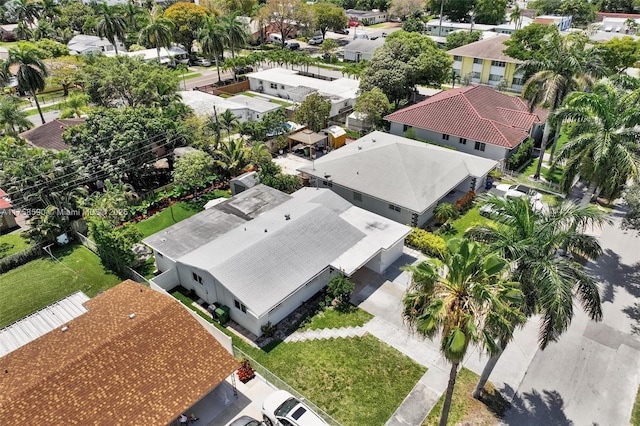 814 NE 4th St, Hallandale Beach, FL 33009 - drone / aerial view featuring a residential view