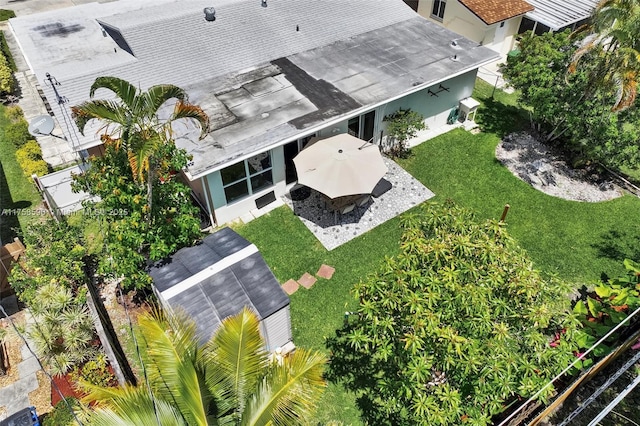 814 NE 4th St, Hallandale Beach, FL 33009 - birds eye view of property