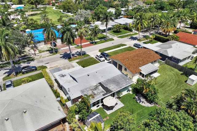 814 NE 4th St, Hallandale Beach, FL 33009 - aerial view with a residential view