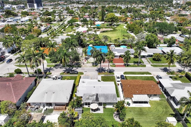 814 NE 4th St, Hallandale Beach, FL 33009 - aerial view with a residential view