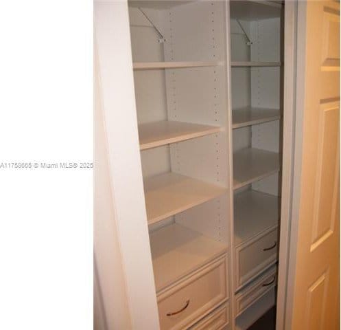 view of closet