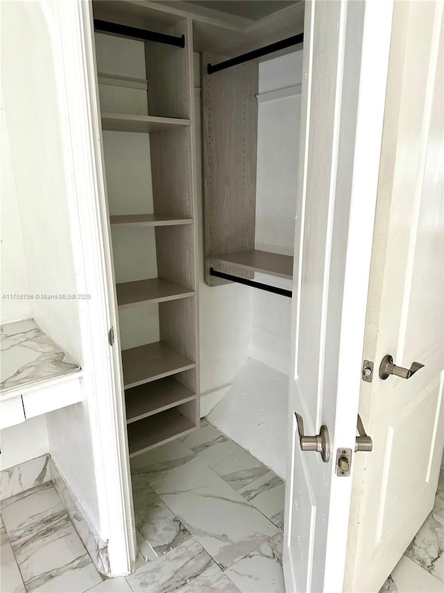 view of closet