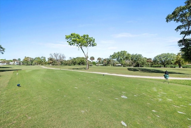 view of home's community featuring a lawn